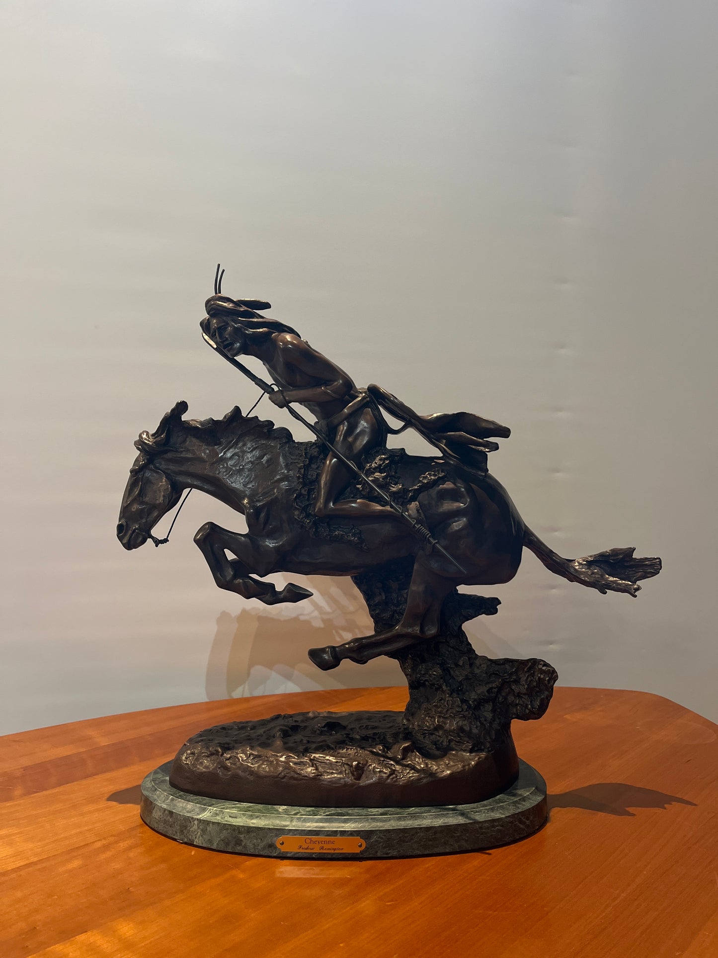 "THE CHEYENNE" REMINGTON BRONZE