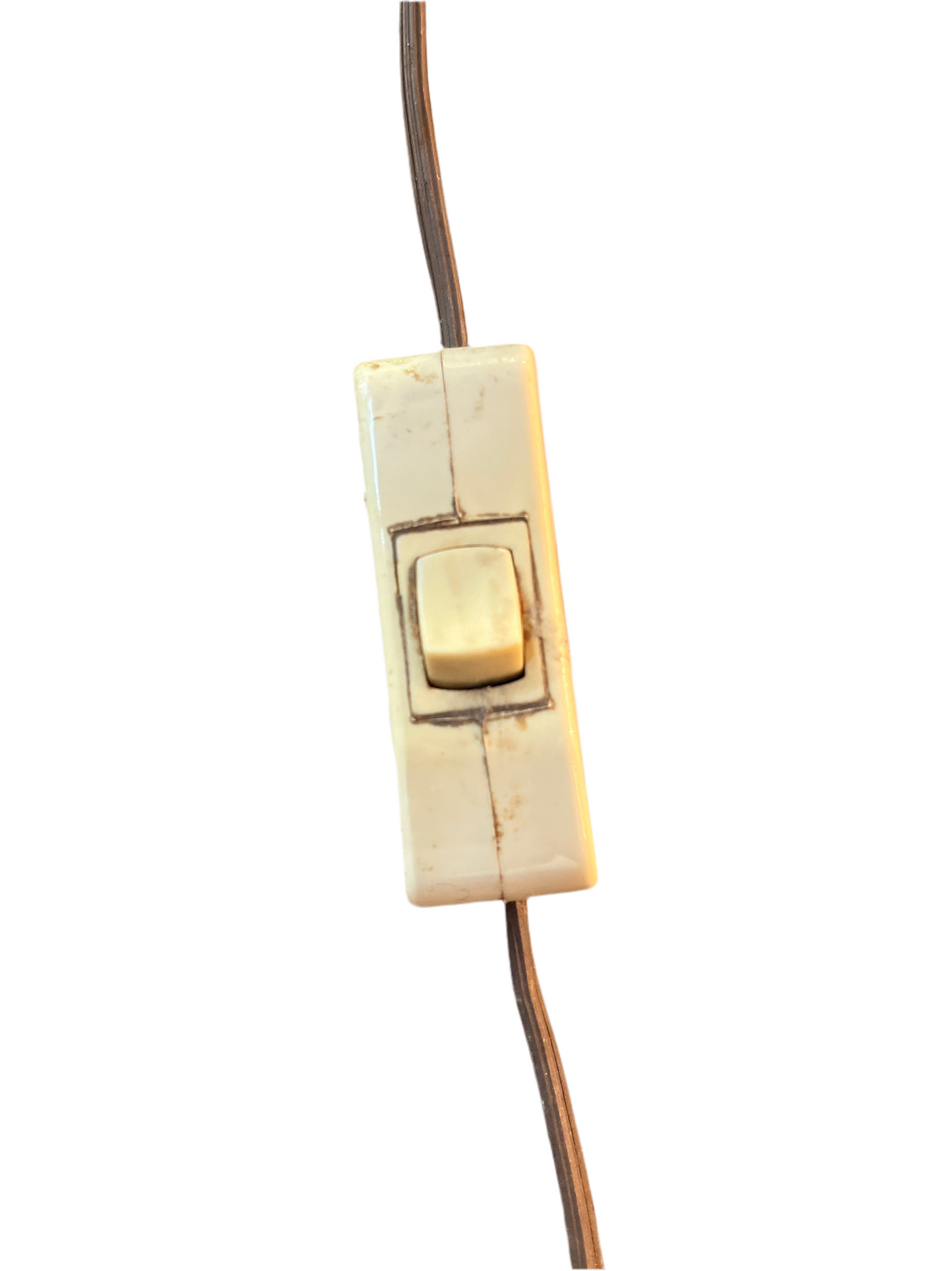 PAIR DANISH TEAK SCISSOR LAMPS
