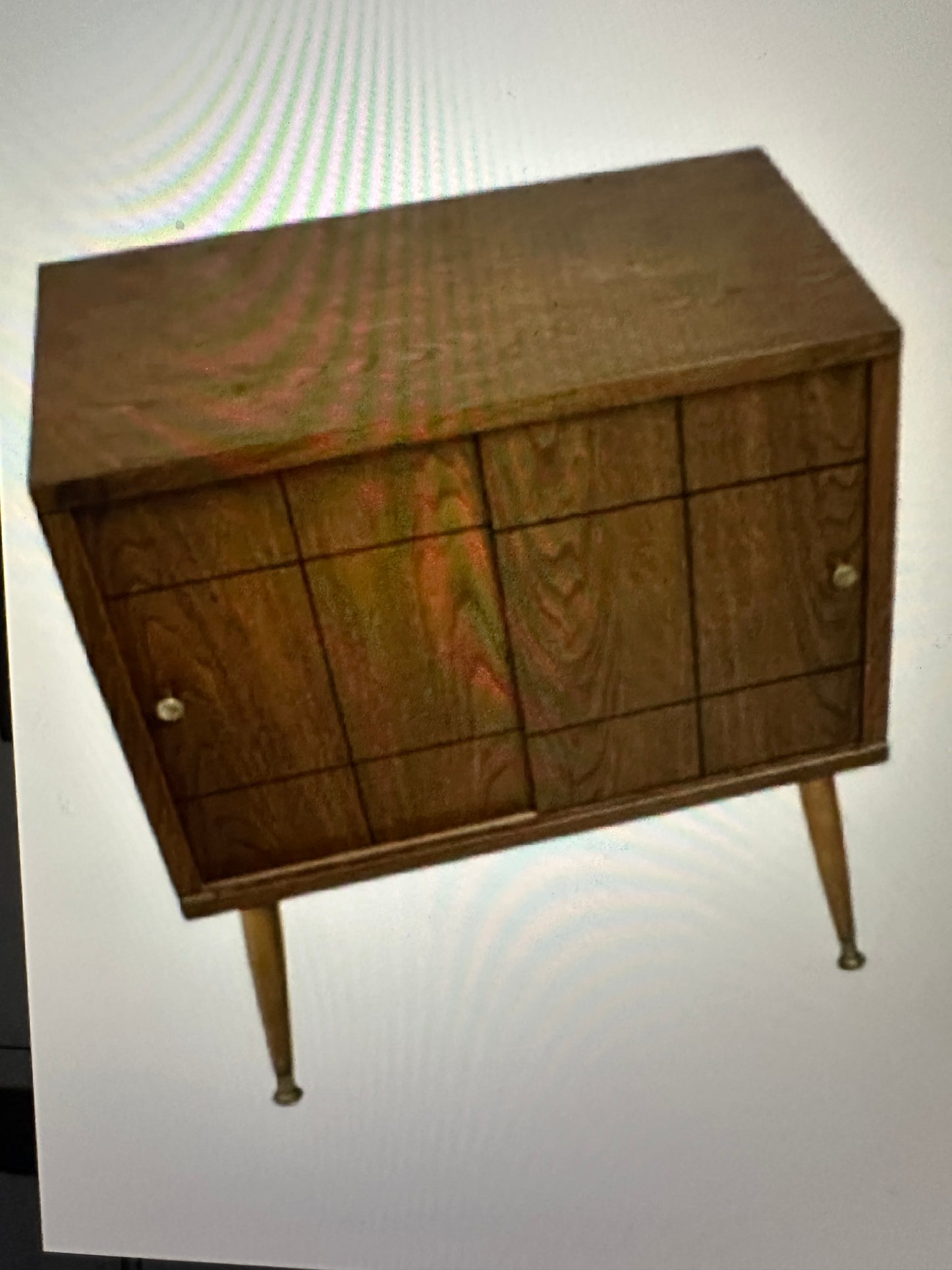Lu Van Mid-Century Sliding Door Stand