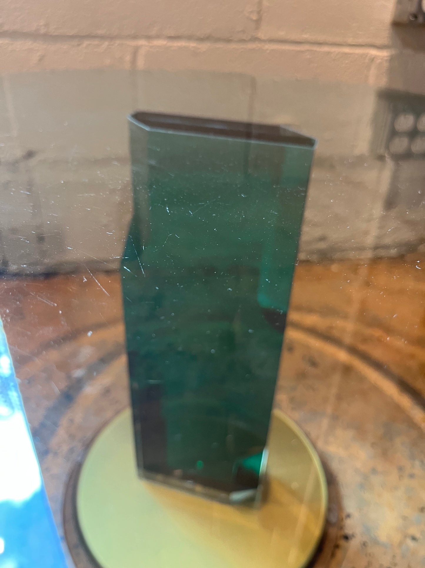 MODERN GLASS SIDE TABLE