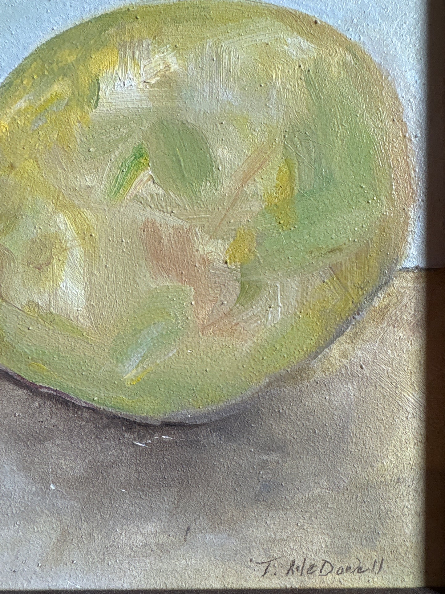 ORIGINAL OIL FRAMED PEARS