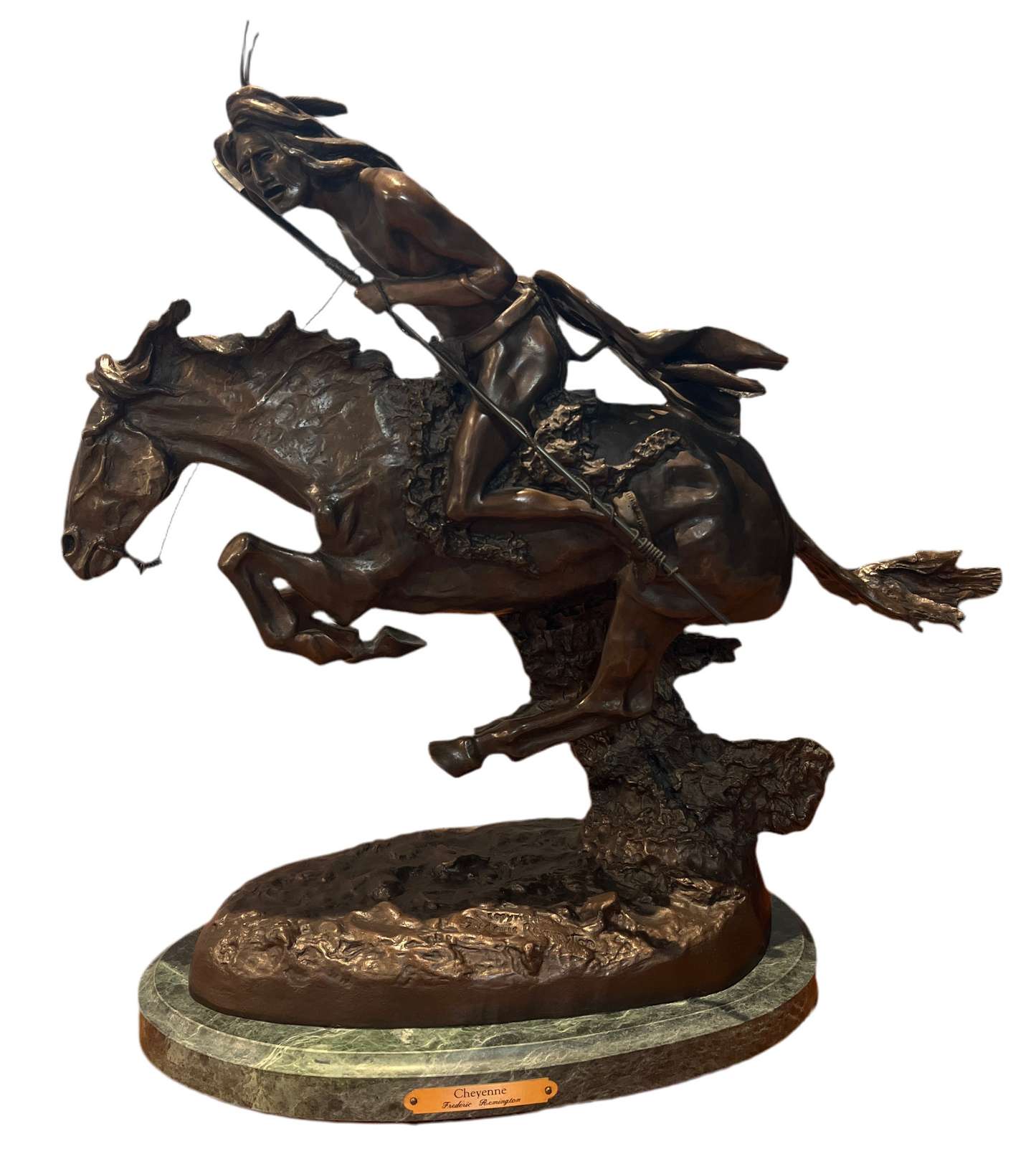 "THE CHEYENNE" REMINGTON BRONZE