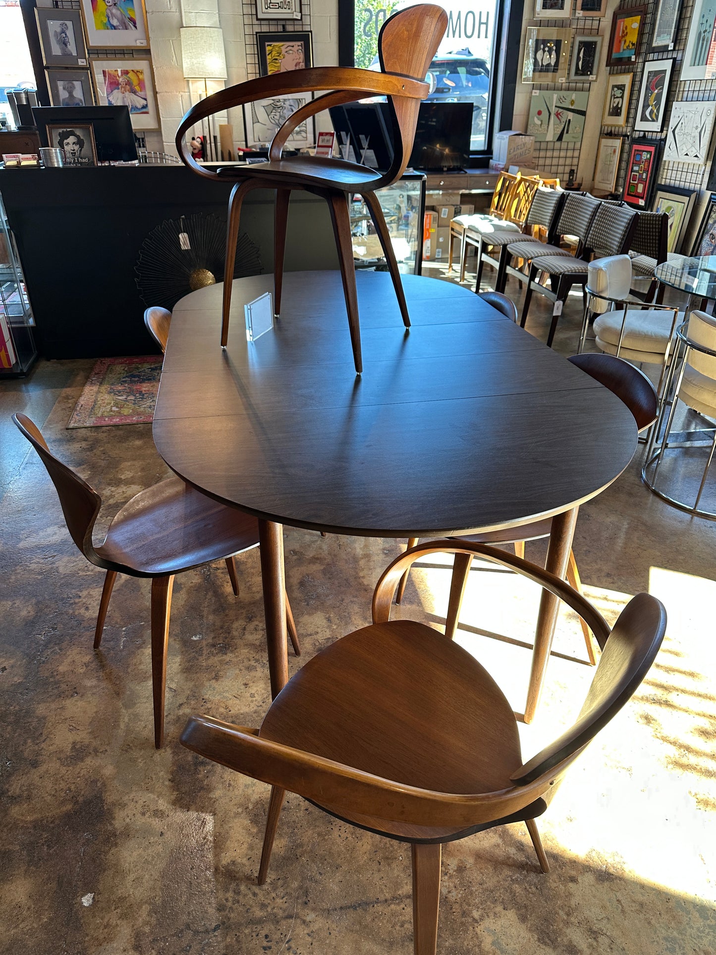 4 RARE 1965 CHERNER DINING CHAIRS