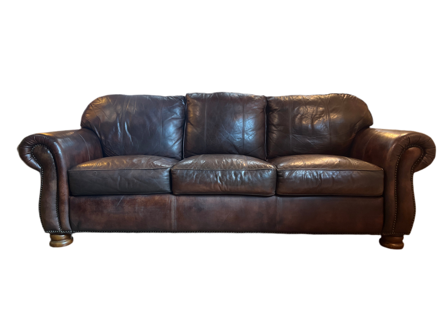 LEATHER THOMASVILLE SOFA/LOVESEAT