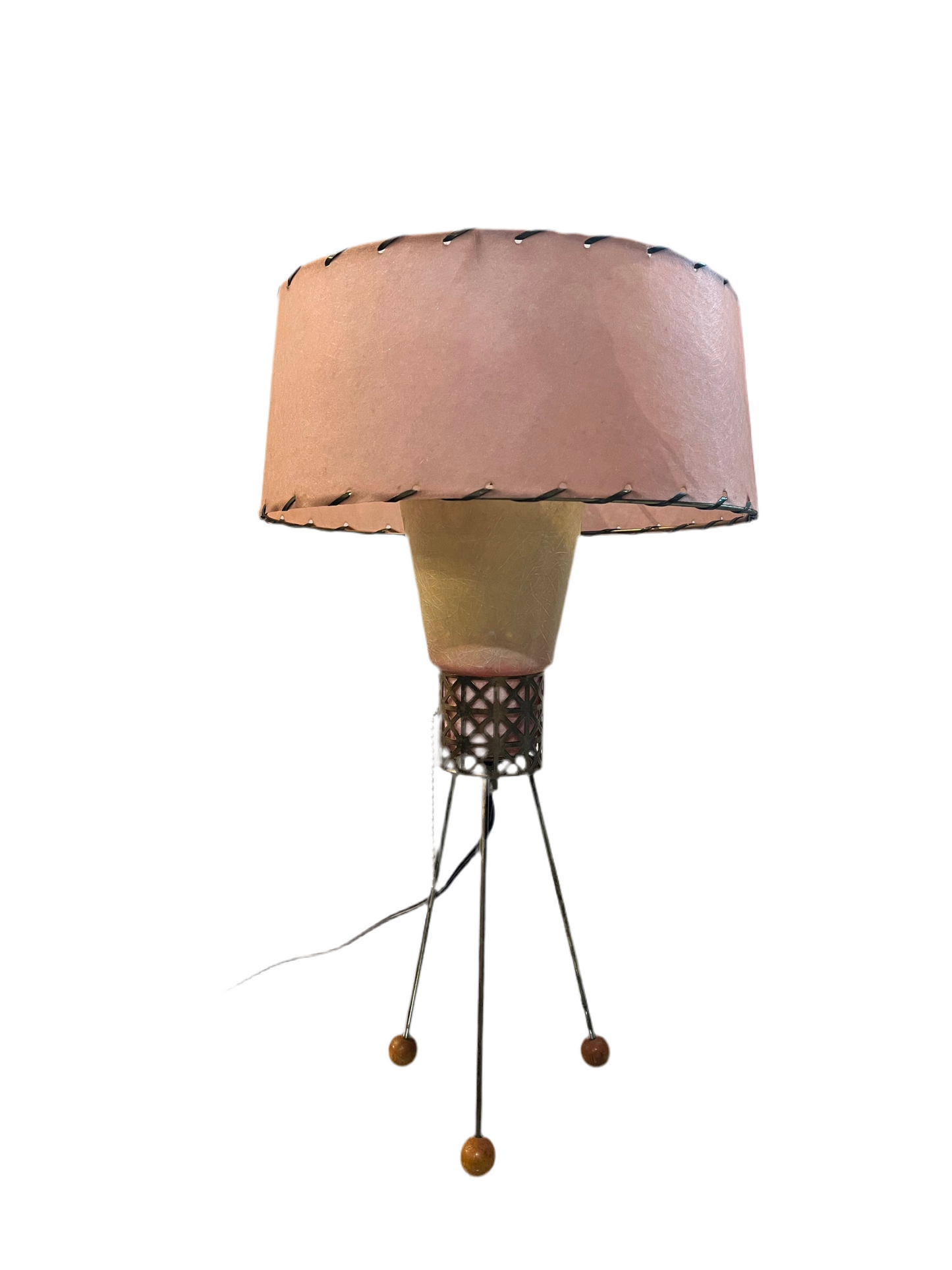 1950S HAIRPIN & FIBERGLASS MINI LAMP