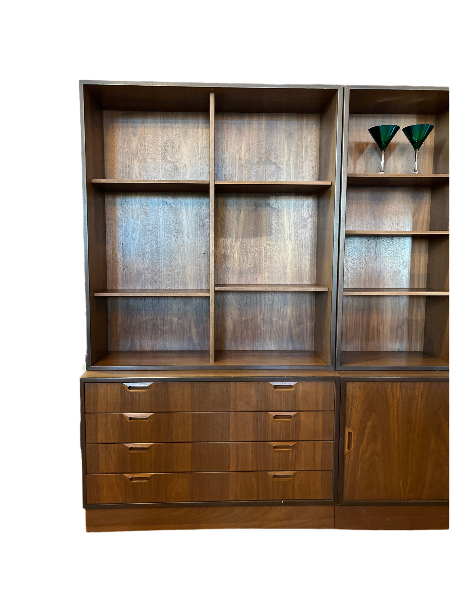 MCM WALNUT SHELVING UNIT(S)