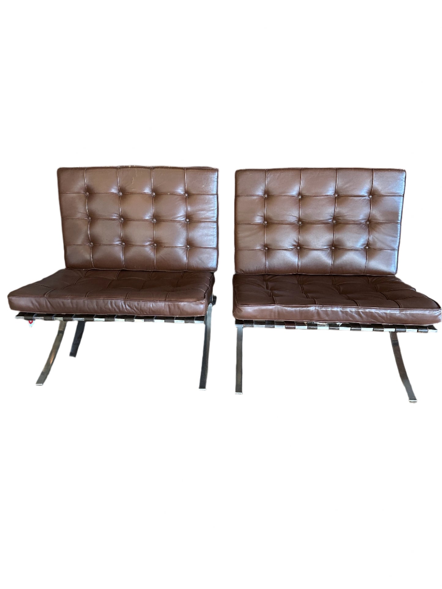 1970'S KNOLL BARCELONA CHAIRS