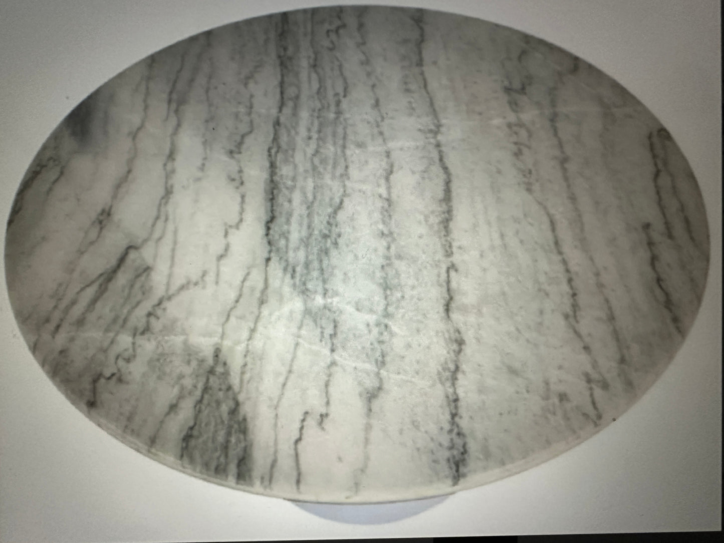 Marble Top Tulip Base Dinette Table 30 x 45