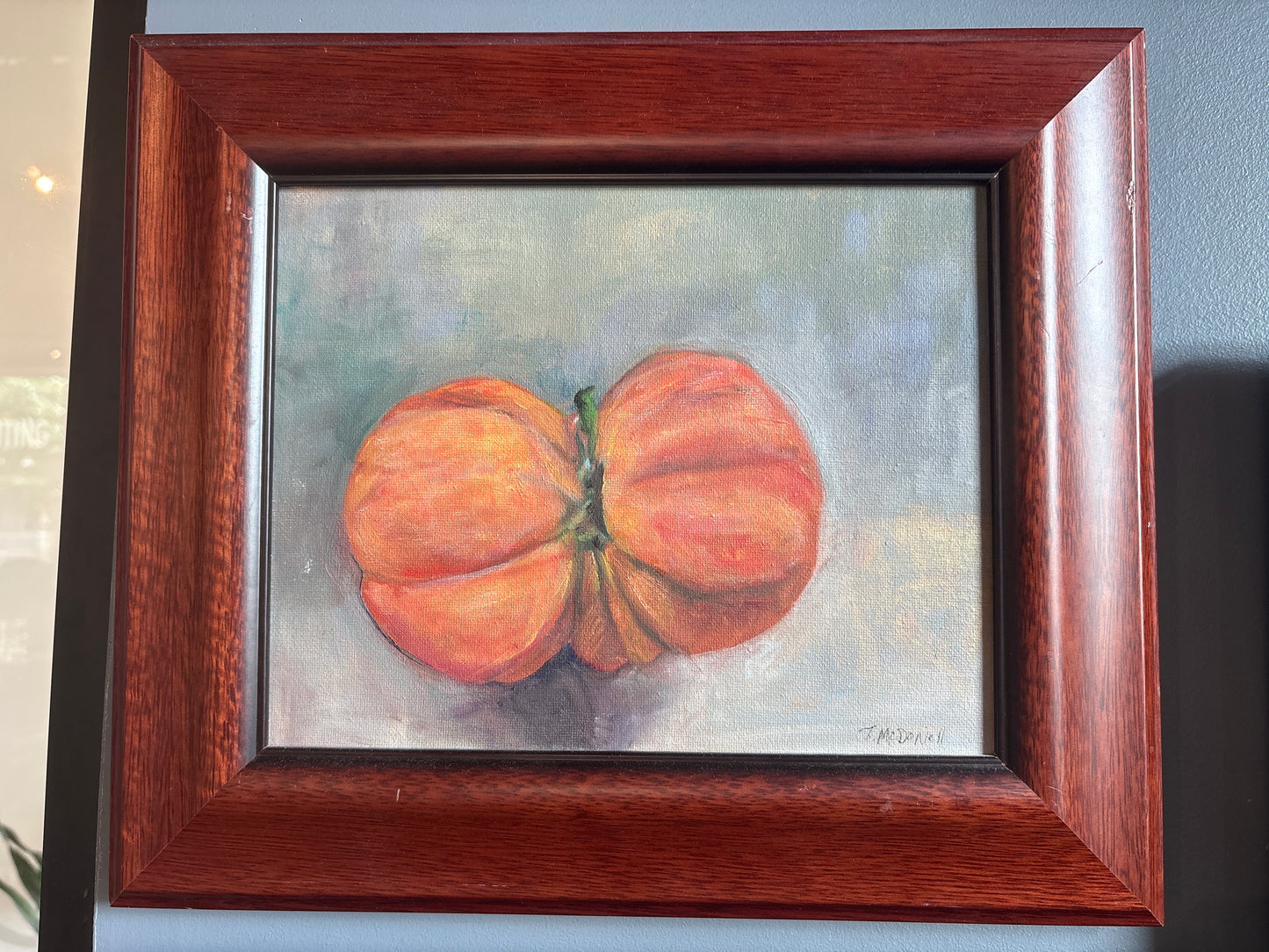 ORIGINAL FRAMED OIL GARDEN PRINT