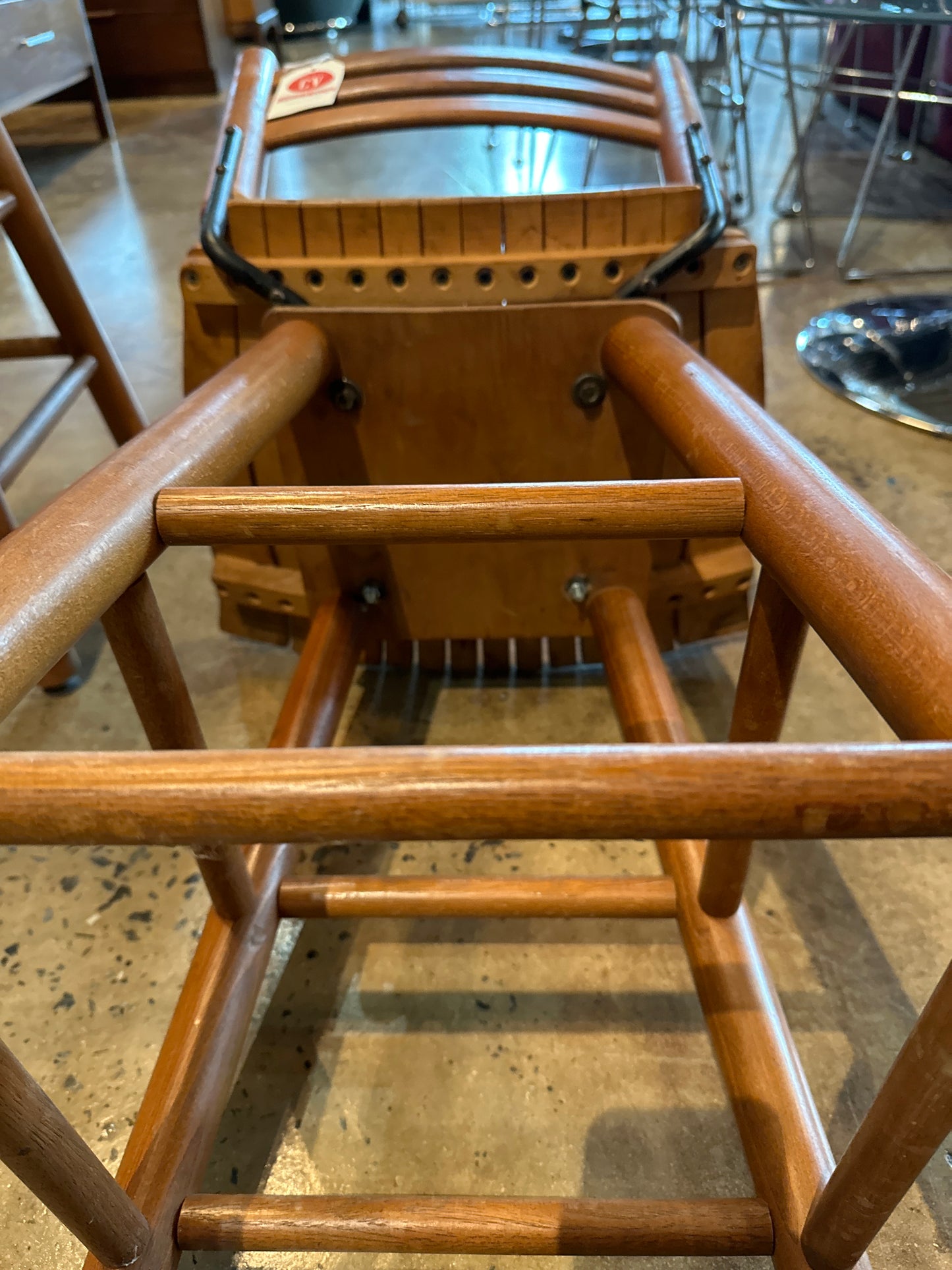 PR of 1960S SLATTED BARSTOOLS BY BUILTRIGHT