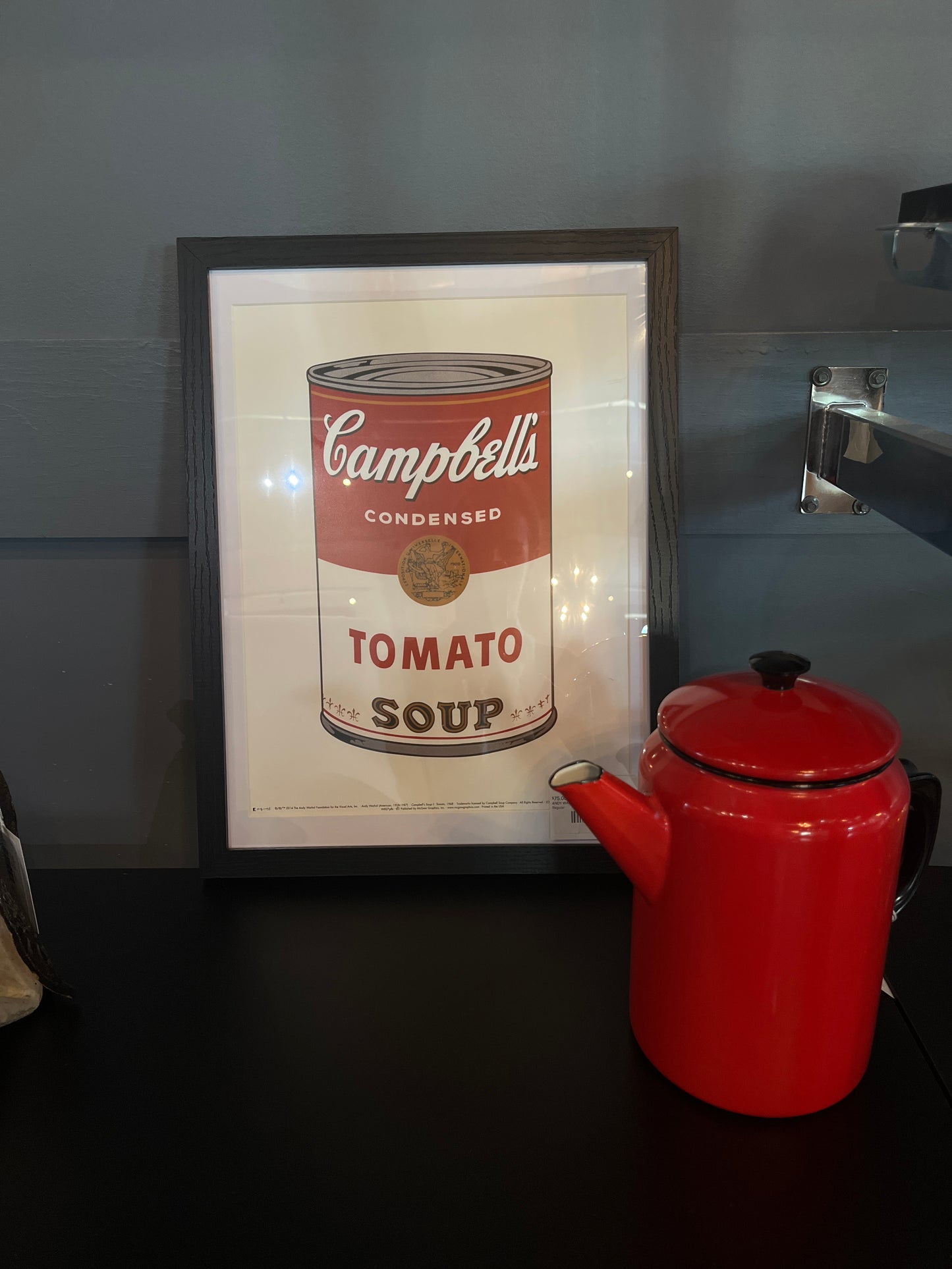 ANDY WARHOL FRAMED CAMPBELL'S PRINT