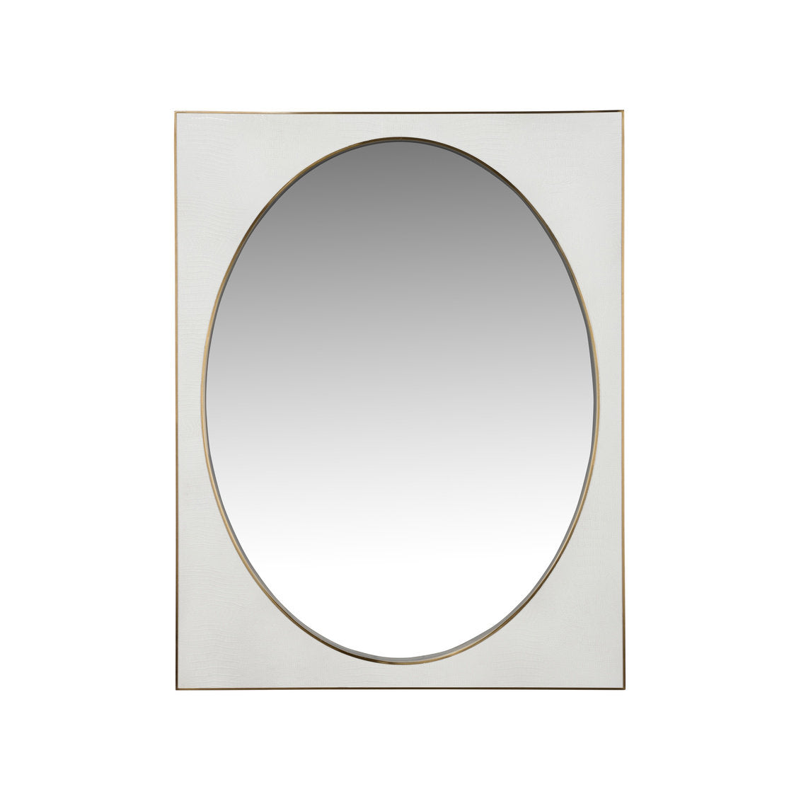 Chelsea House Addie White Wall Mirror