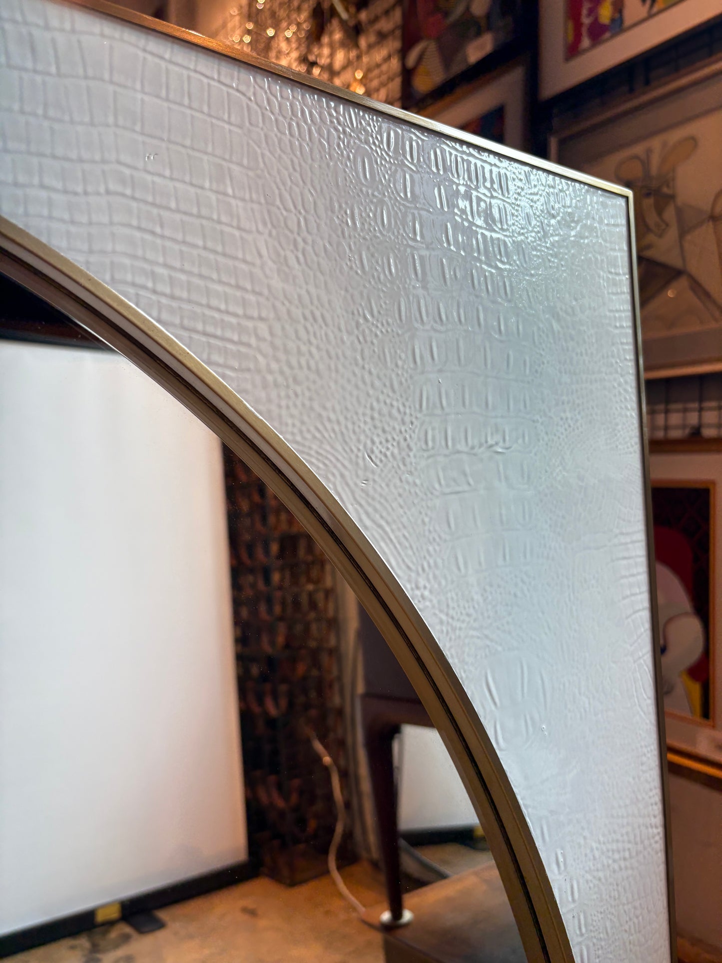 Chelsea House Addie White Wall Mirror