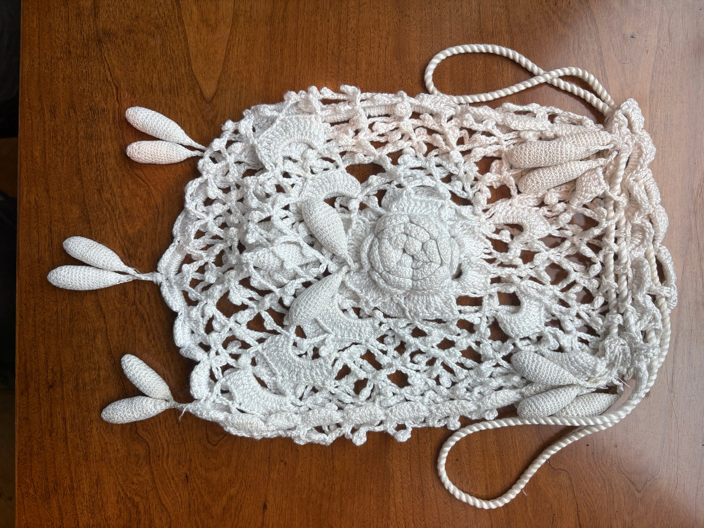 CROCHETED COTTON PURSE