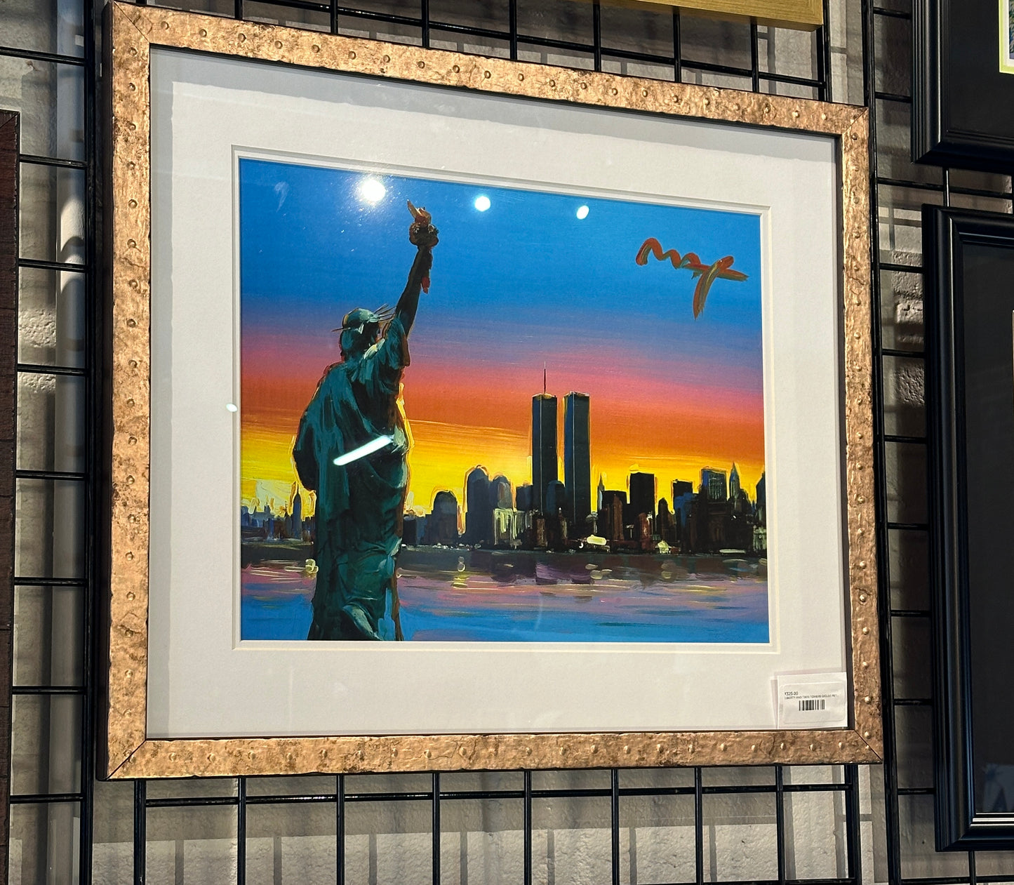 LIBERTY AND TWIN TOWERS GICLEE PETER MAX