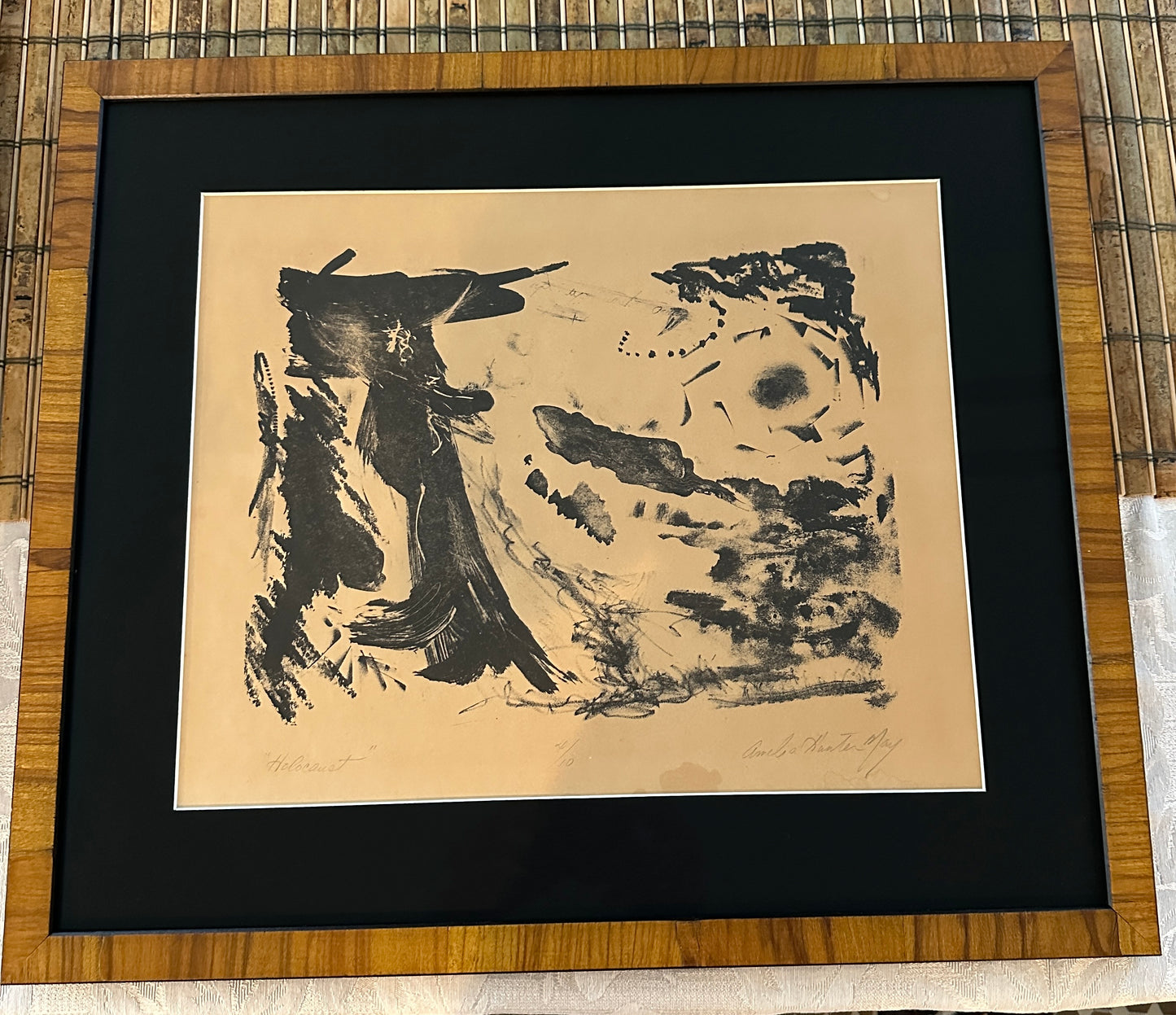 LIMITED ED. PRINT "HOLOCAUST" BY AMELIA HUNTER MAY