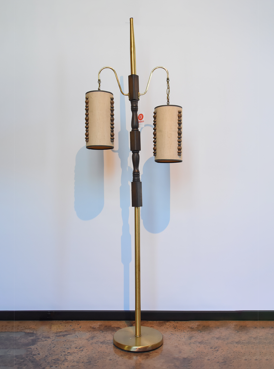 Double Lantern Floor Lamp