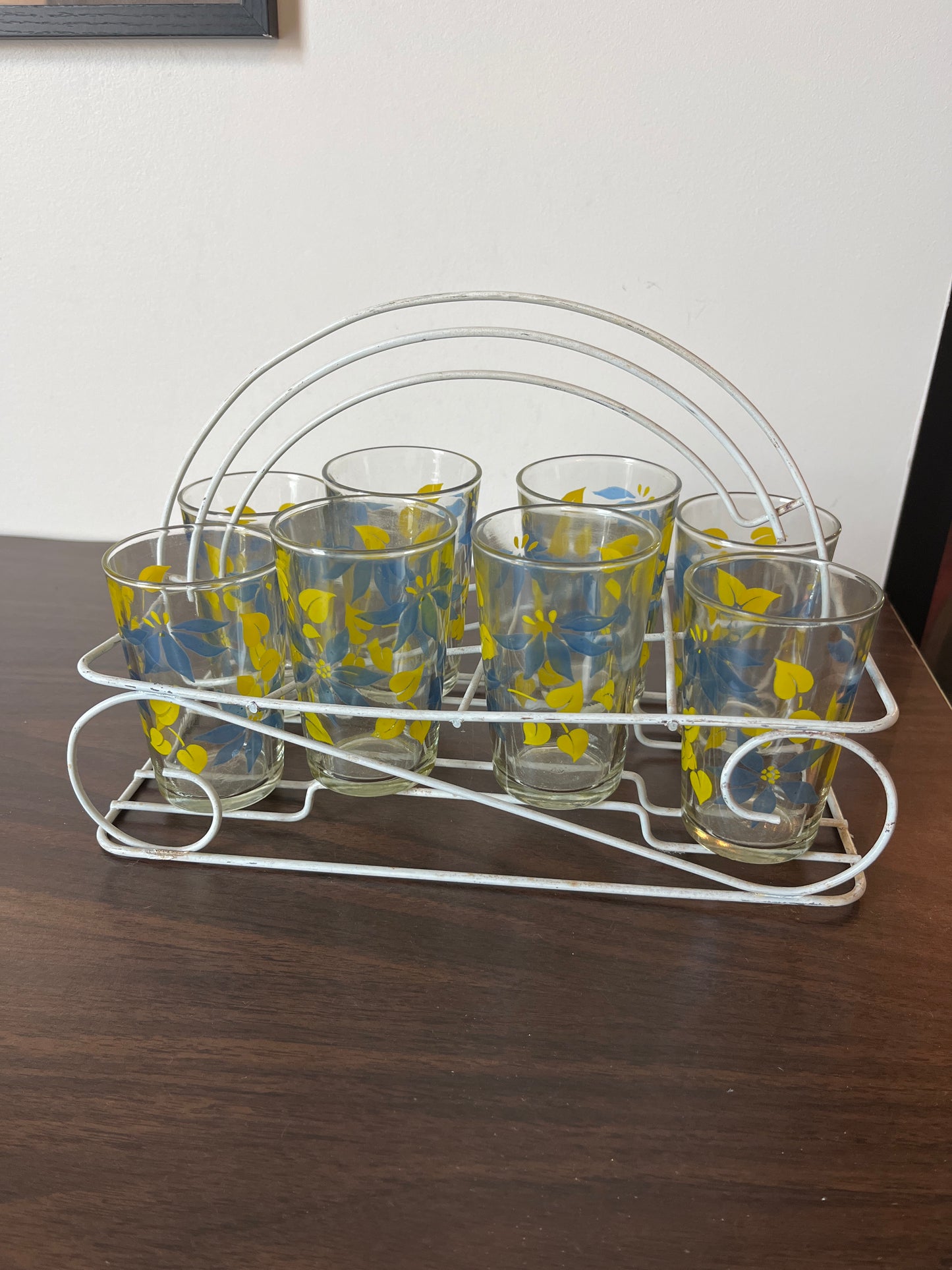 VINTAGE JUICE GLASSES CARRIER