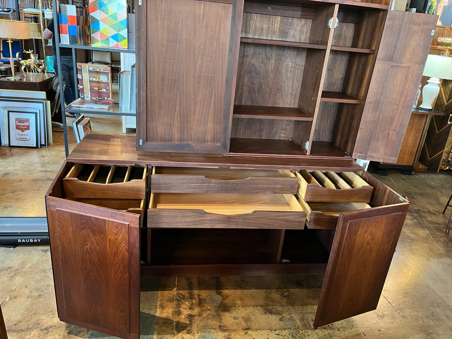 JACK CARTWRIGHT WALNUT CABINET
