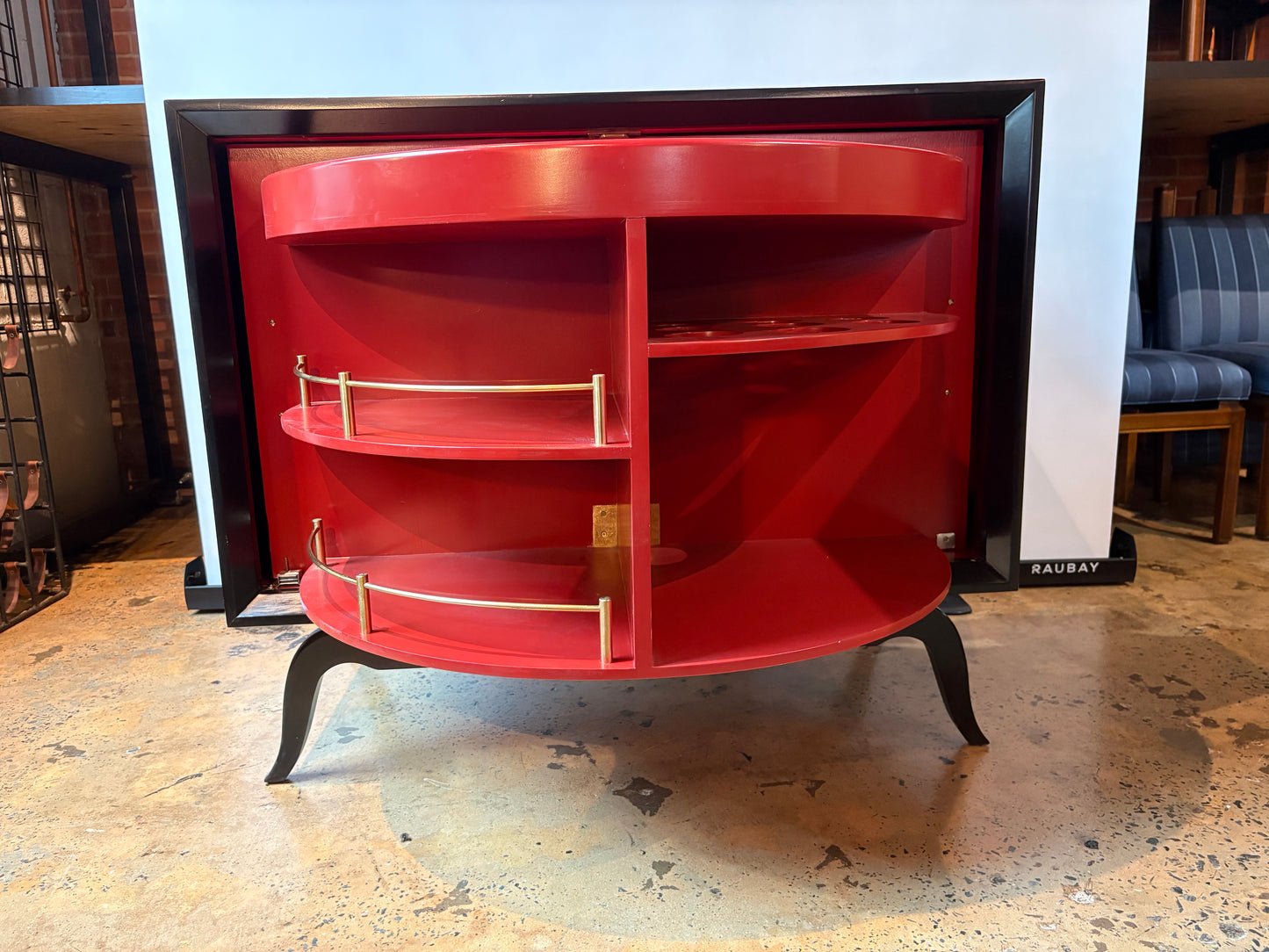 Wildwood Sinatra Black Bar Cabinet