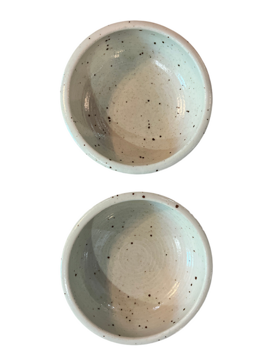 PR OF HANDMADE POTTERY BOWLS