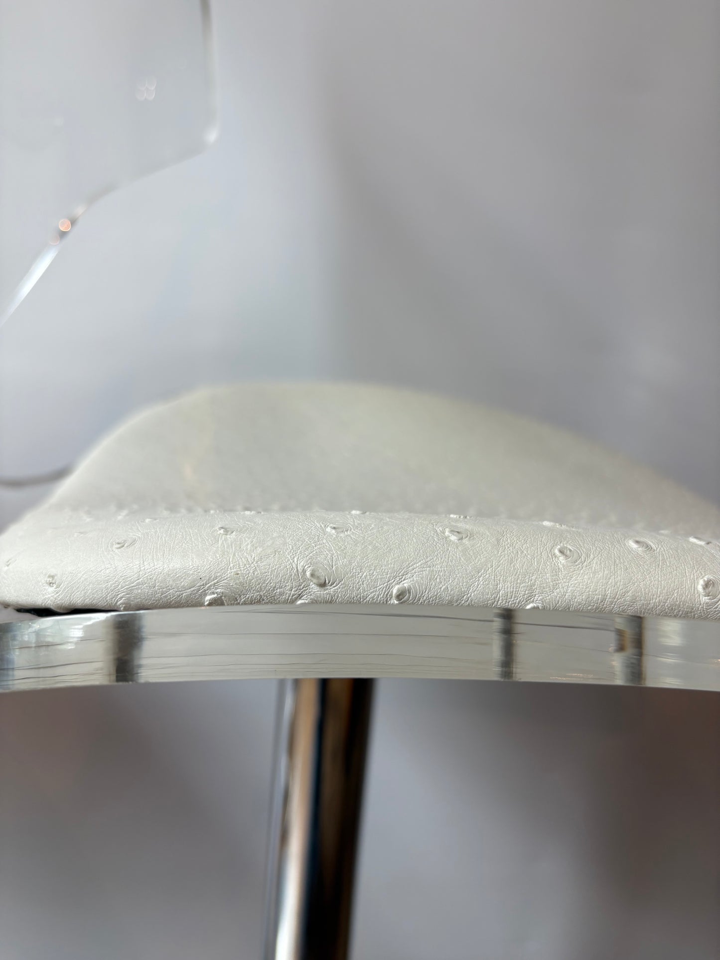 HILL POST MODERN LUCITE BARSTOOLS
