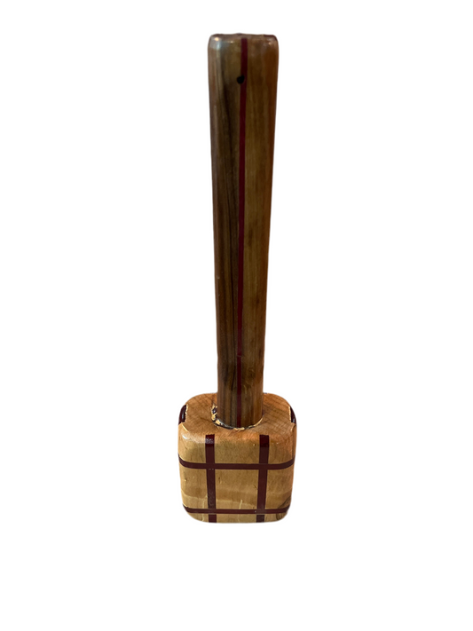 HANDMADE PURPLE HEART INLAY MALLET