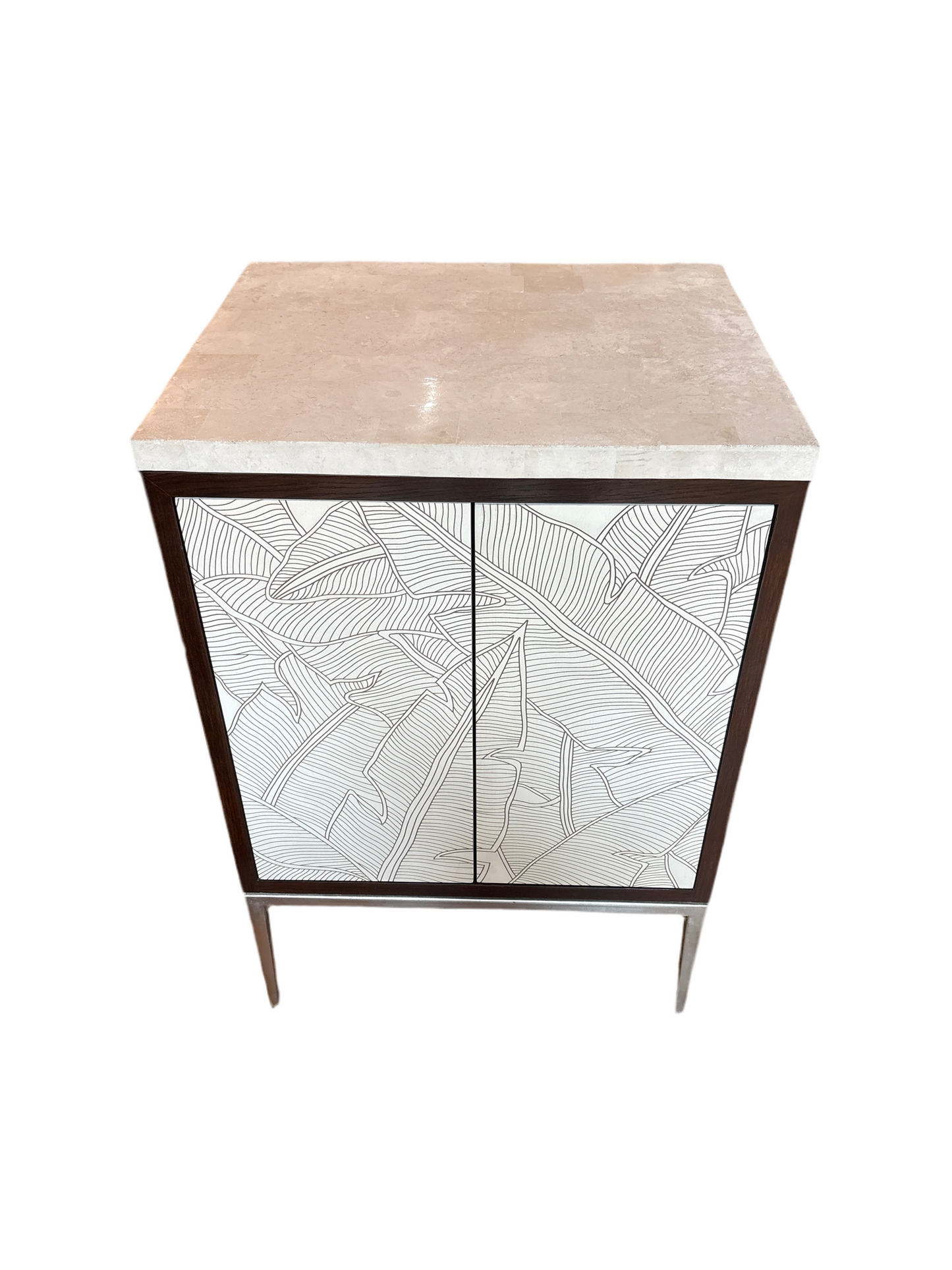 Chelsea House Banana Leaf Cabinet