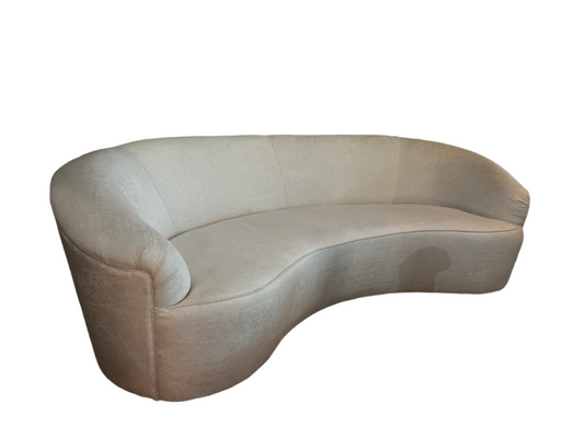 OFF WHITE CURVED SOFA