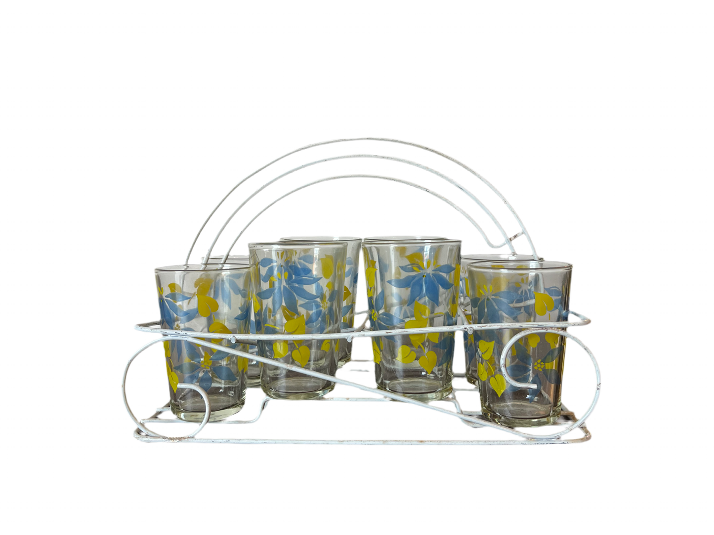 VINTAGE JUICE GLASSES CARRIER