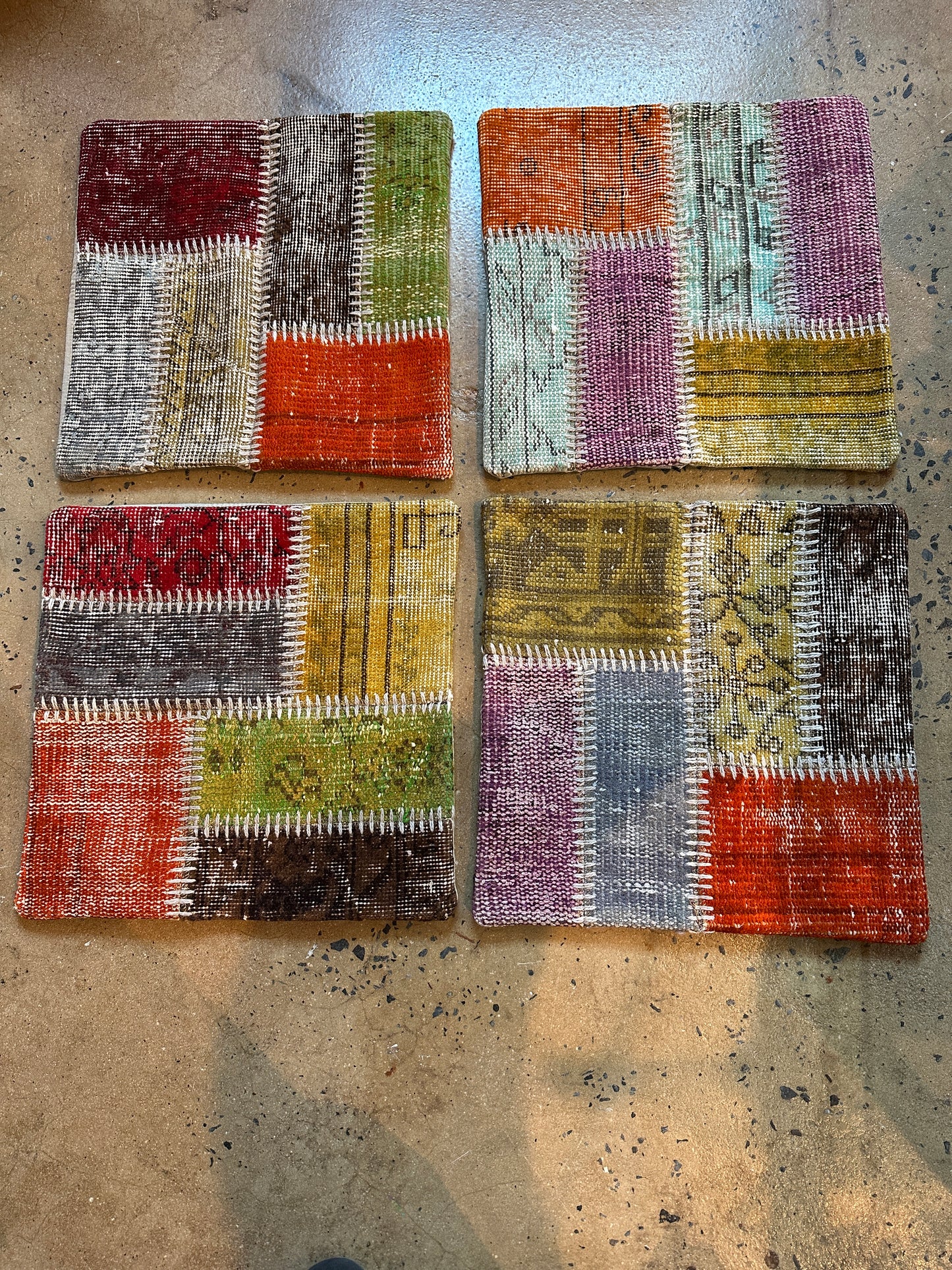 1960S TURKISH PATCHWORK PILLOW COVER