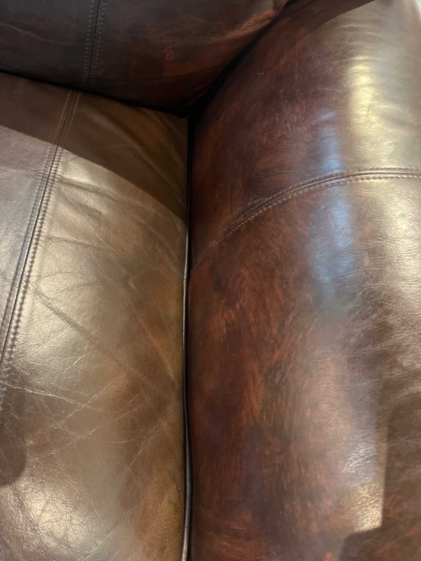 LEATHER THOMASVILLE SOFA/LOVESEAT