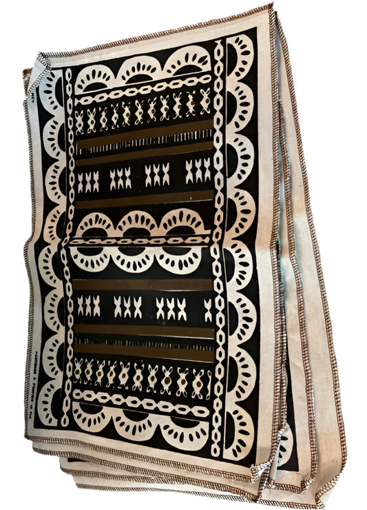 6 FIJIAN LINEN BLOCK PRINT PLACEMATS