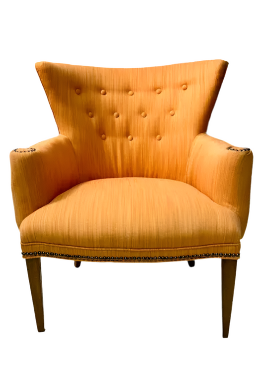 1950'S BUTTON BACK LOUNGE CHAIR
