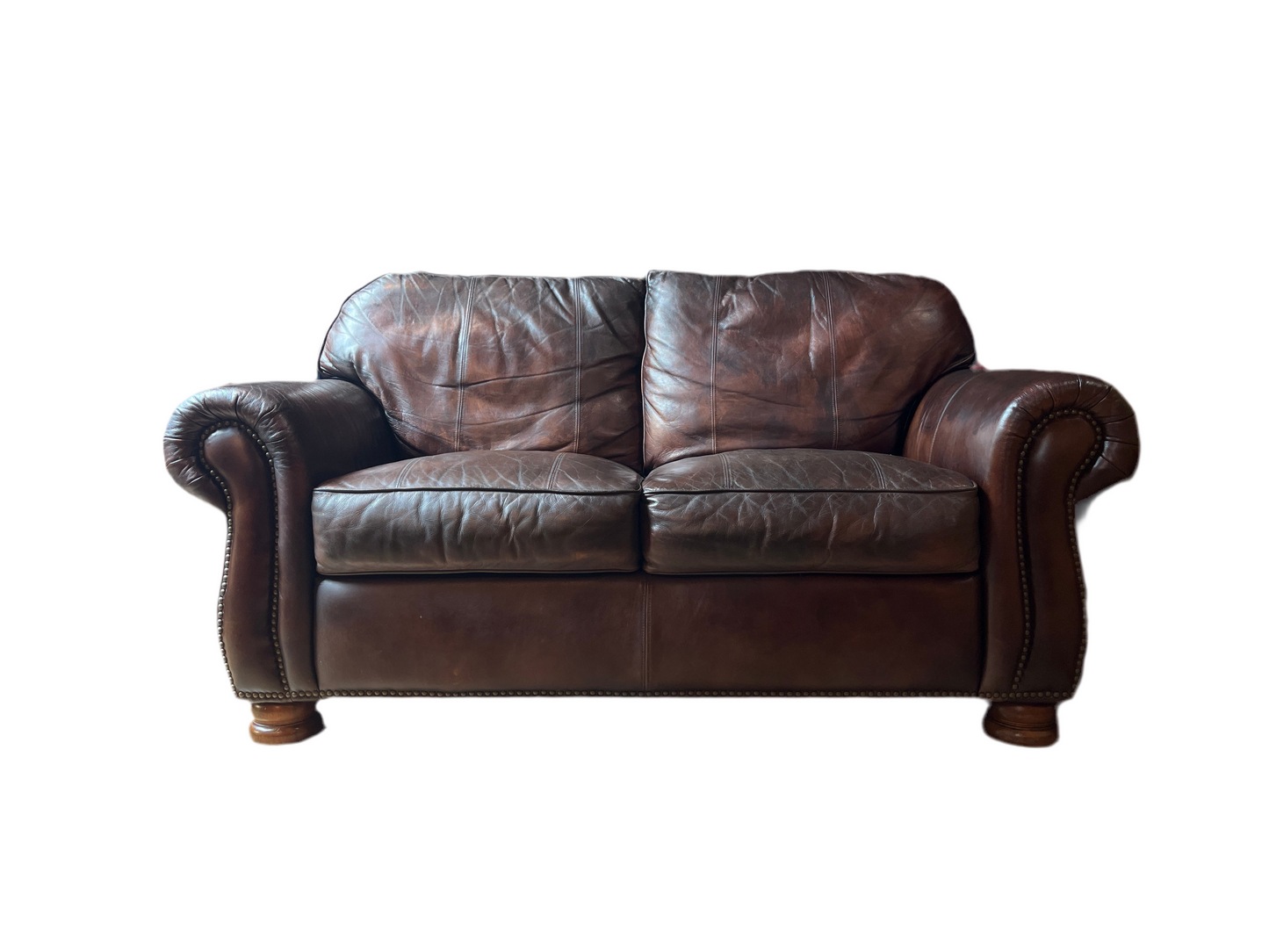 LEATHER THOMASVILLE SOFA/LOVESEAT