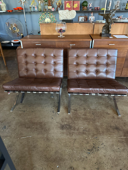 1970'S KNOLL BARCELONA CHAIRS