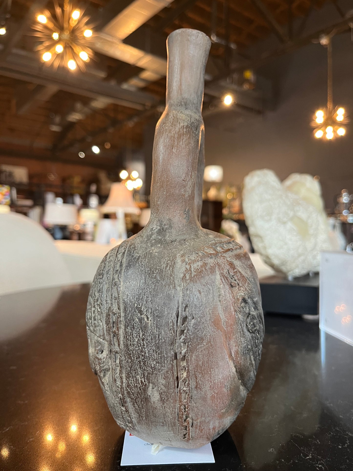 PERUVIAN CHIMU BLACKWARFE POTTERY