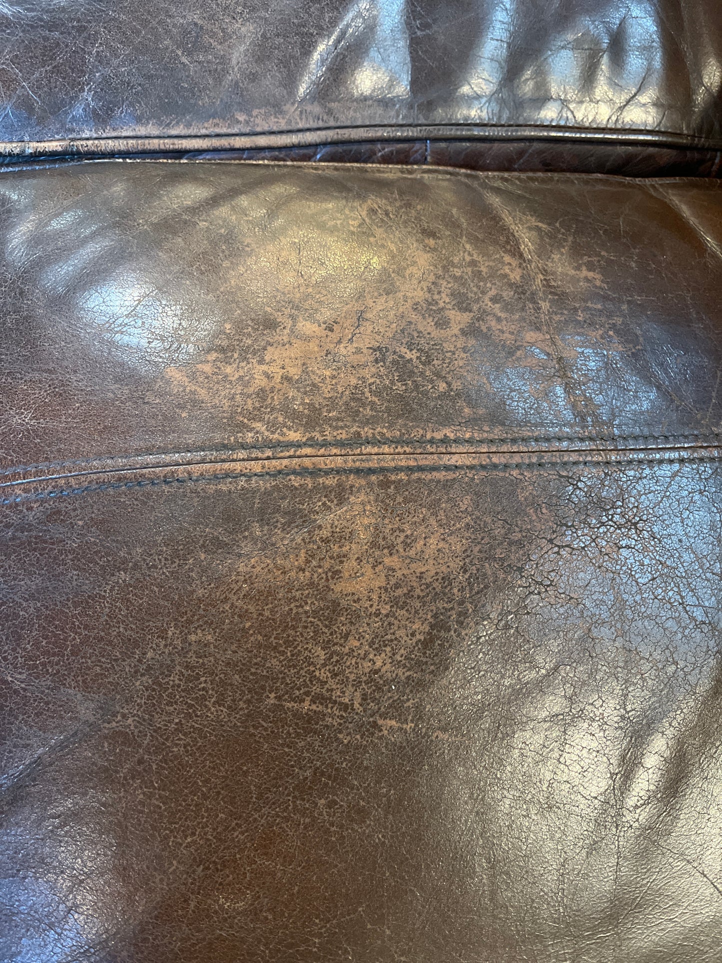 LEATHER THOMASVILLE SOFA/LOVESEAT