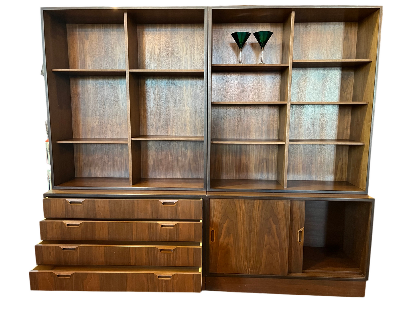 MCM WALNUT SHELVING UNIT(S)