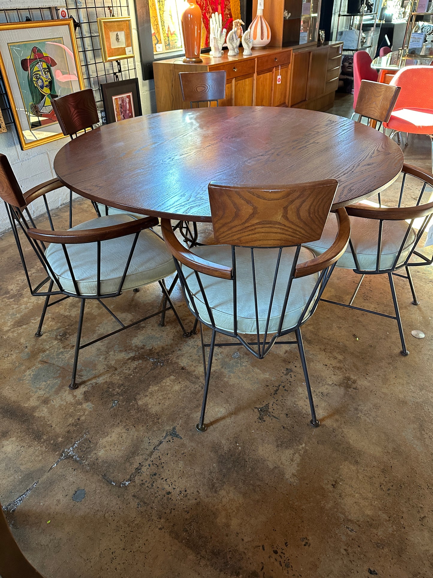 RICHARD MCCARTHY TABLE & 6 CHAIRS