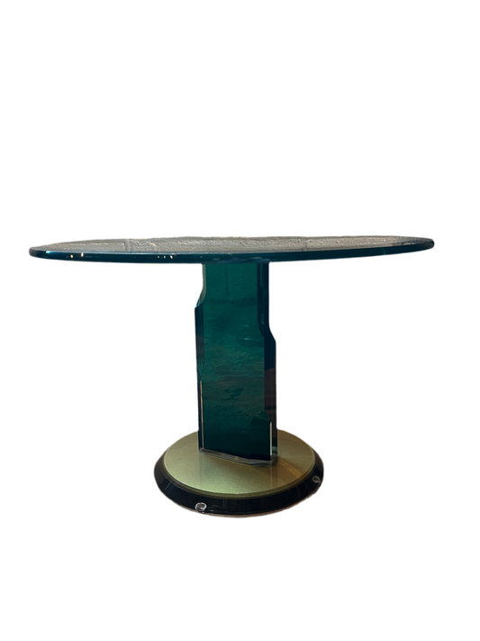 MODERN GLASS SIDE TABLE