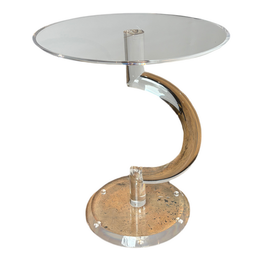 Chelsea House Chicago Acrylic Side Table - As Is