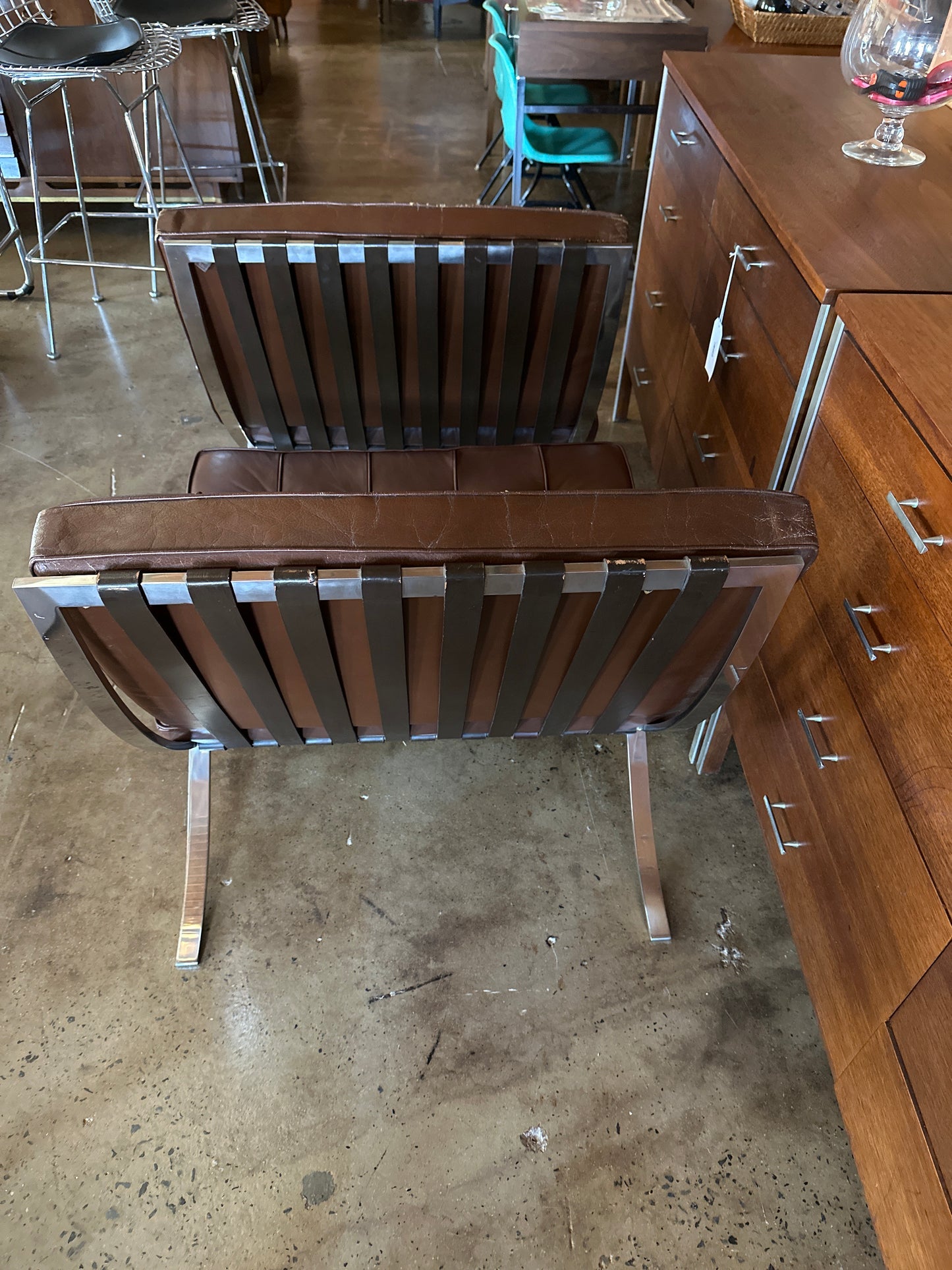 1970'S KNOLL BARCELONA CHAIRS