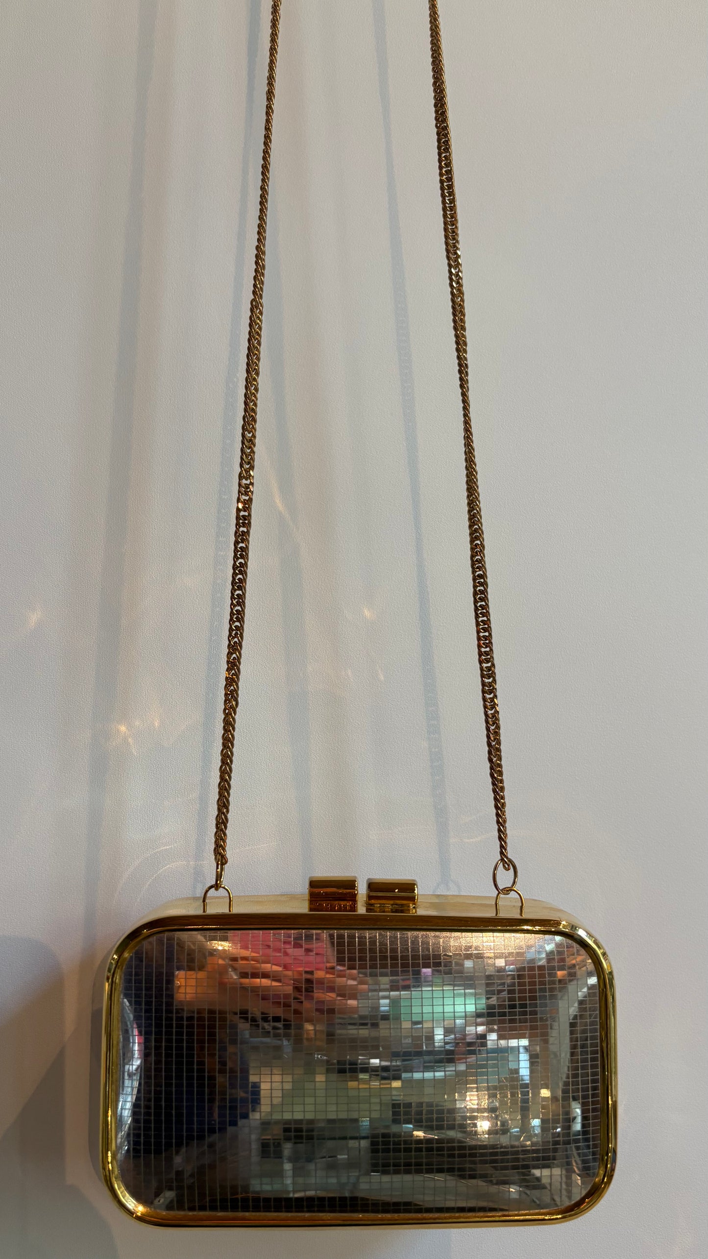 VINTAGE ELAN GOLD & SILVER CLUTCH