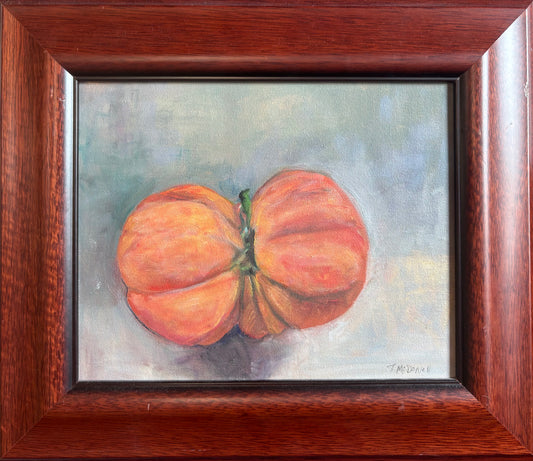 ORIGINAL FRAMED OIL GARDEN PRINT