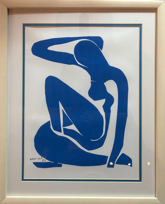 BLUE NUDE I GICLEE BY HENRI MATISSE 17.5 X 21.5