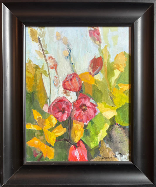 FRAMED ORIGINAL FLOWER POWER