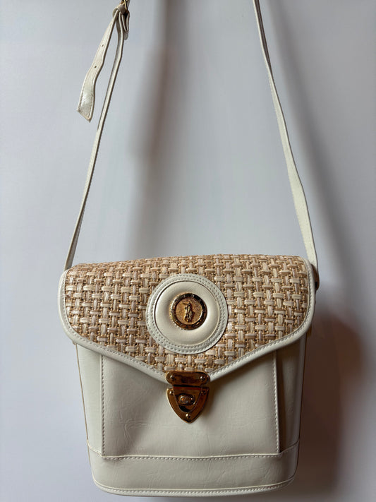 VTG ROMA ITALIAN LEATHER HANDBAG