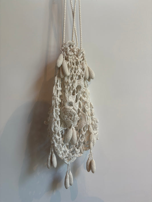 CROCHETED COTTON PURSE