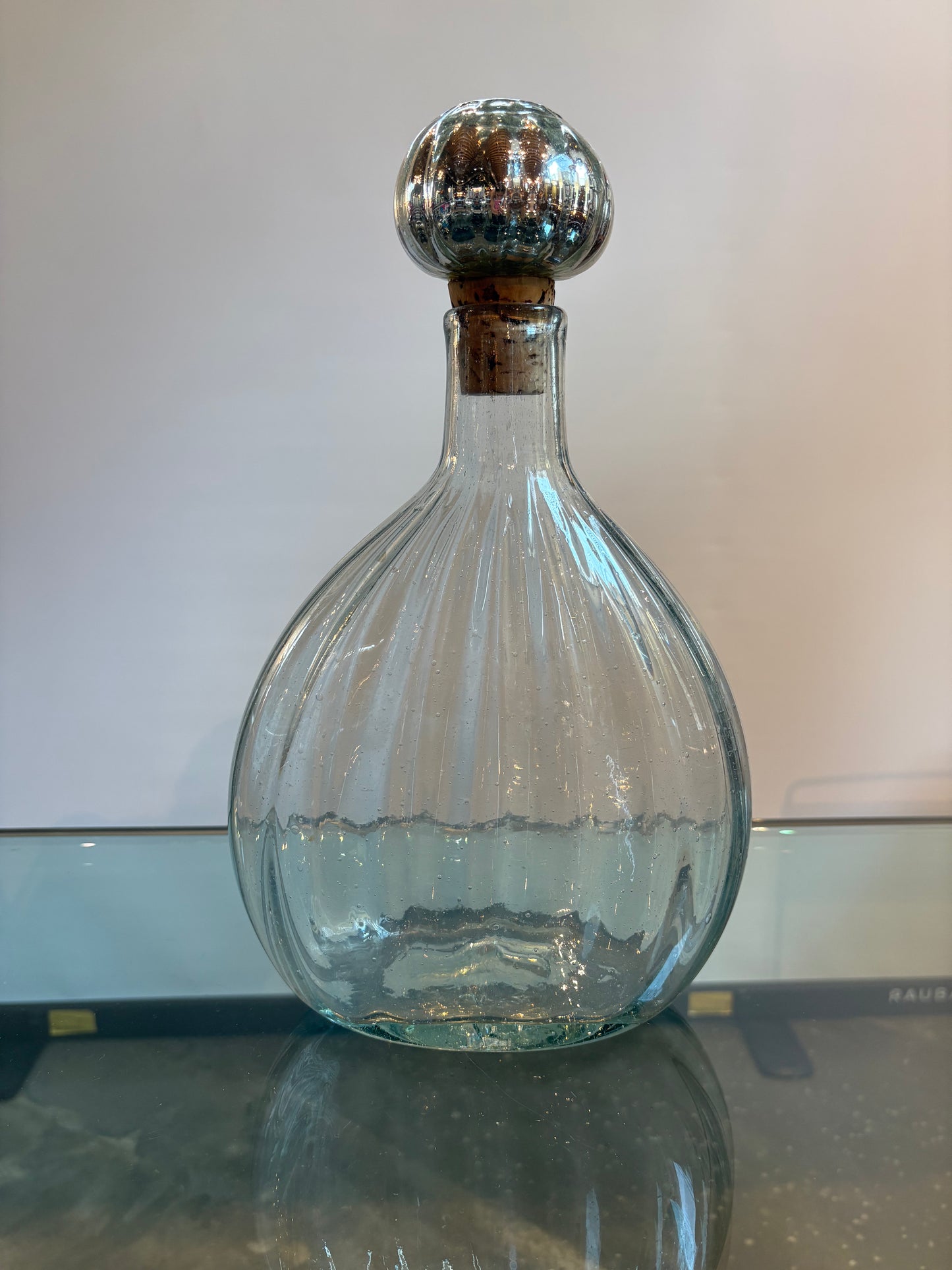 HAND BLOWN DECANTERS (3)